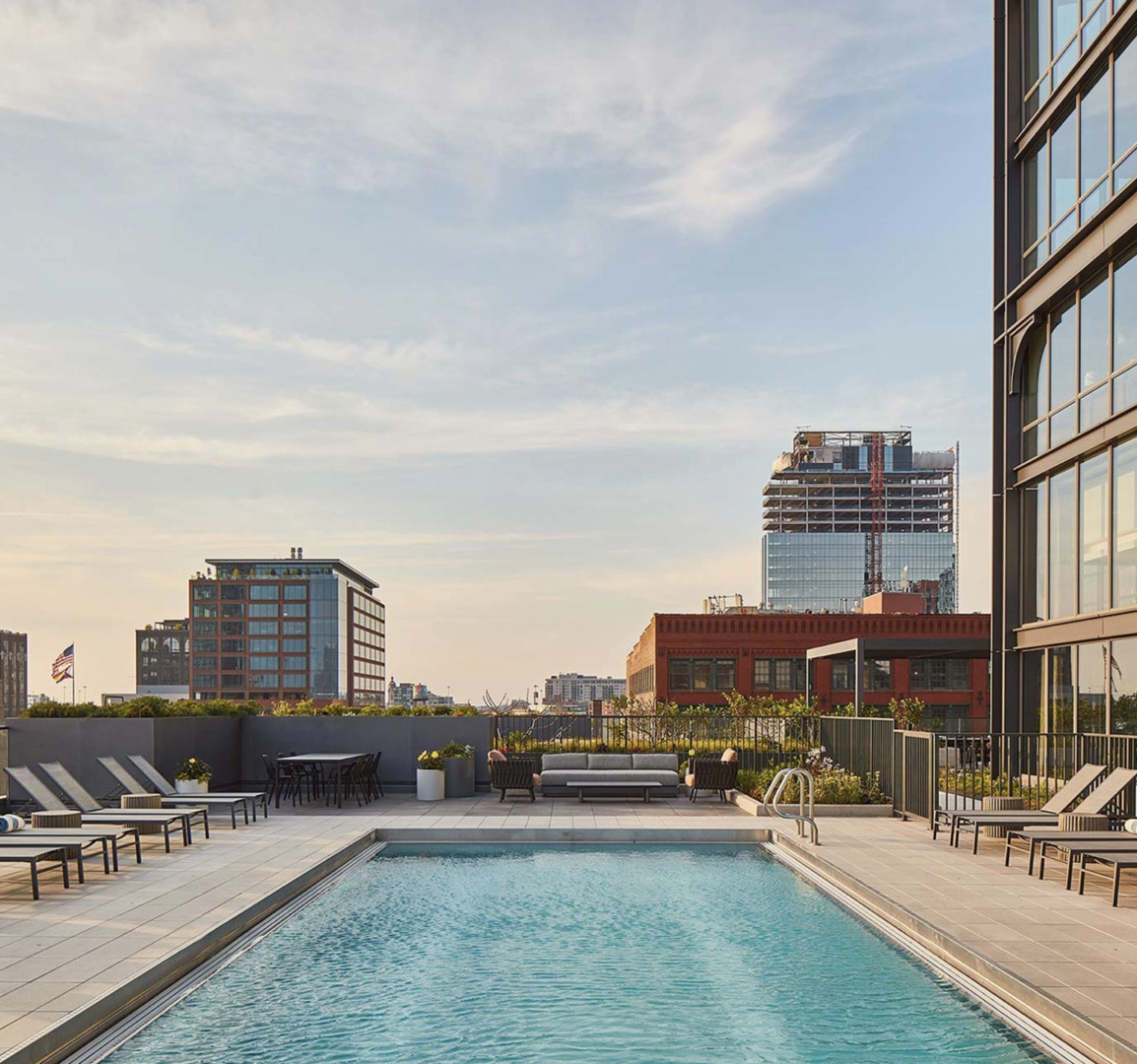 164 North Peoria Street, Unit 1106 Chicago, IL 60607 - Photo 11 of 13 a view of a city from a terrace