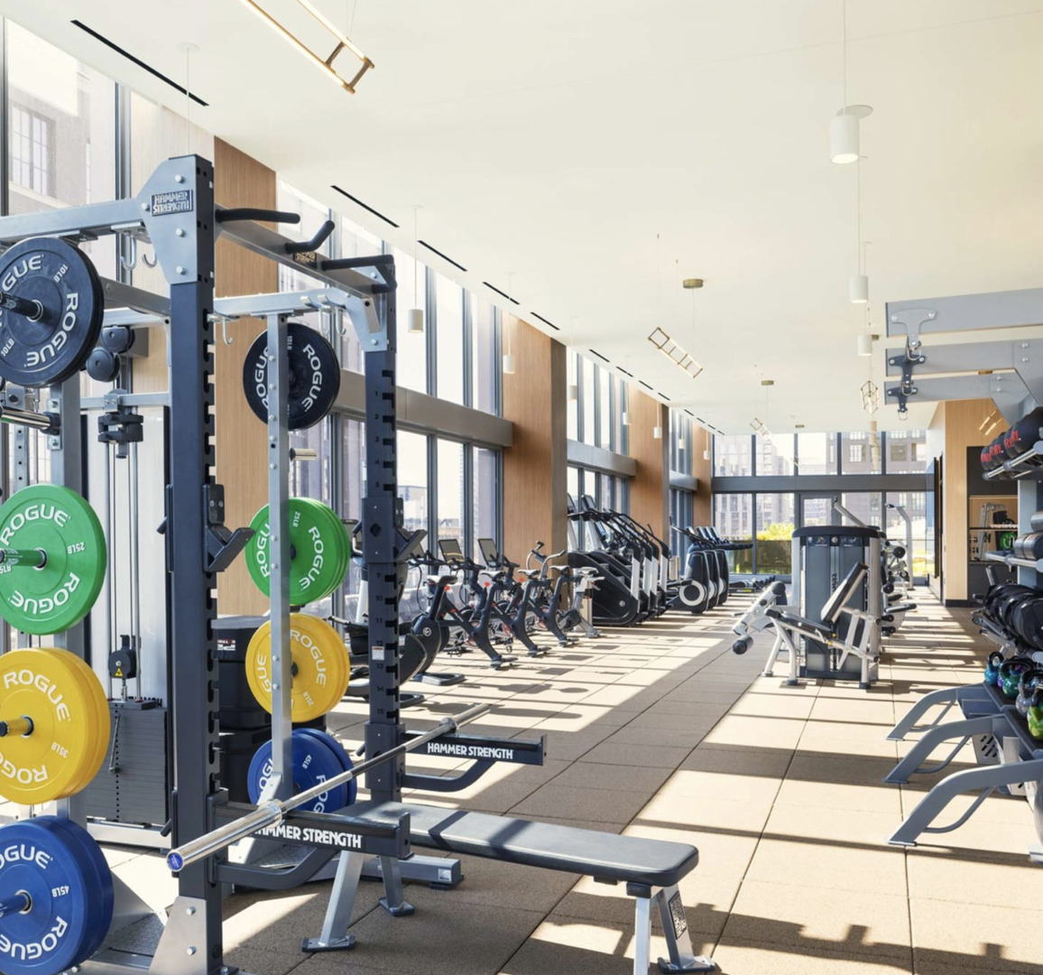 164 North Peoria Street, Unit 1106 Chicago, IL 60607 - Photo 13 of 13 a view of a room with gym equipment