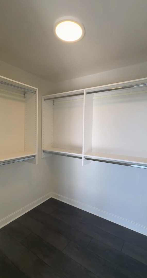 164 North Peoria Street, Unit 1106 Chicago, IL 60607 - Photo 4 of 13 a view of an empty walk in closet