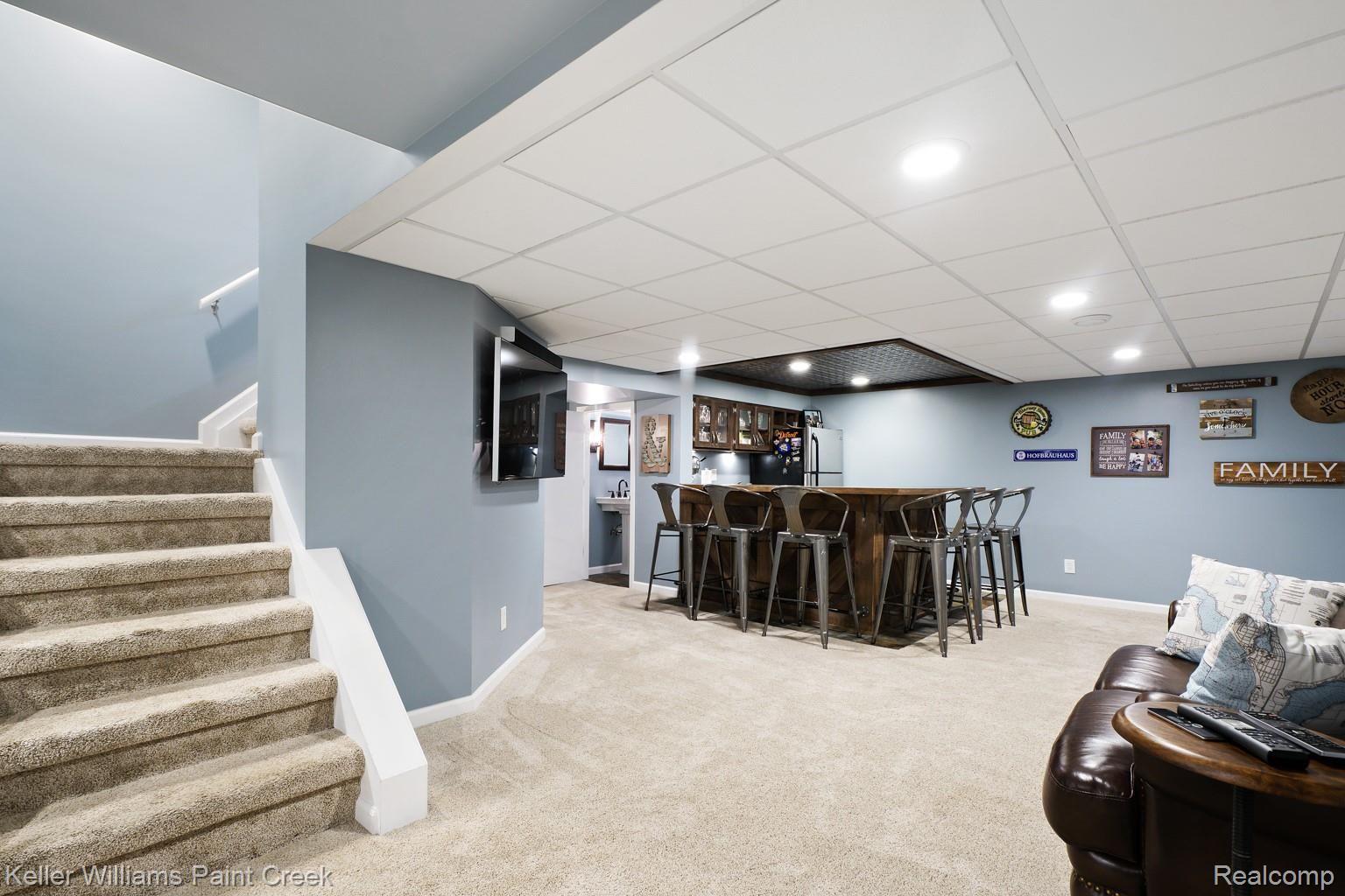 1491 Biggers Drive Rochester, MI 48309 - Photo 38 of 42 Finished Lower Level is a great space to entertain