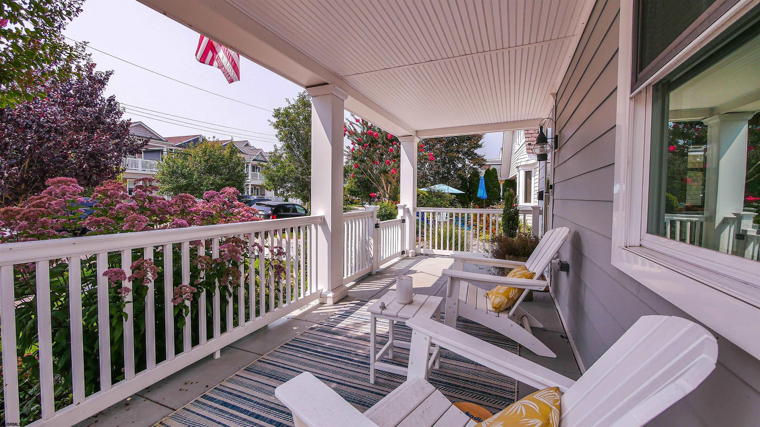 118 Pinnacle Road Ocean City, NJ 08226 - Photo 7 of 49 a view of balcony with furniture and garden