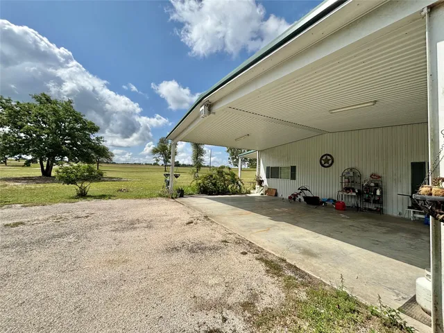 a view of a bike garage