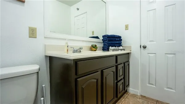 a bathroom with a sink and a toilet