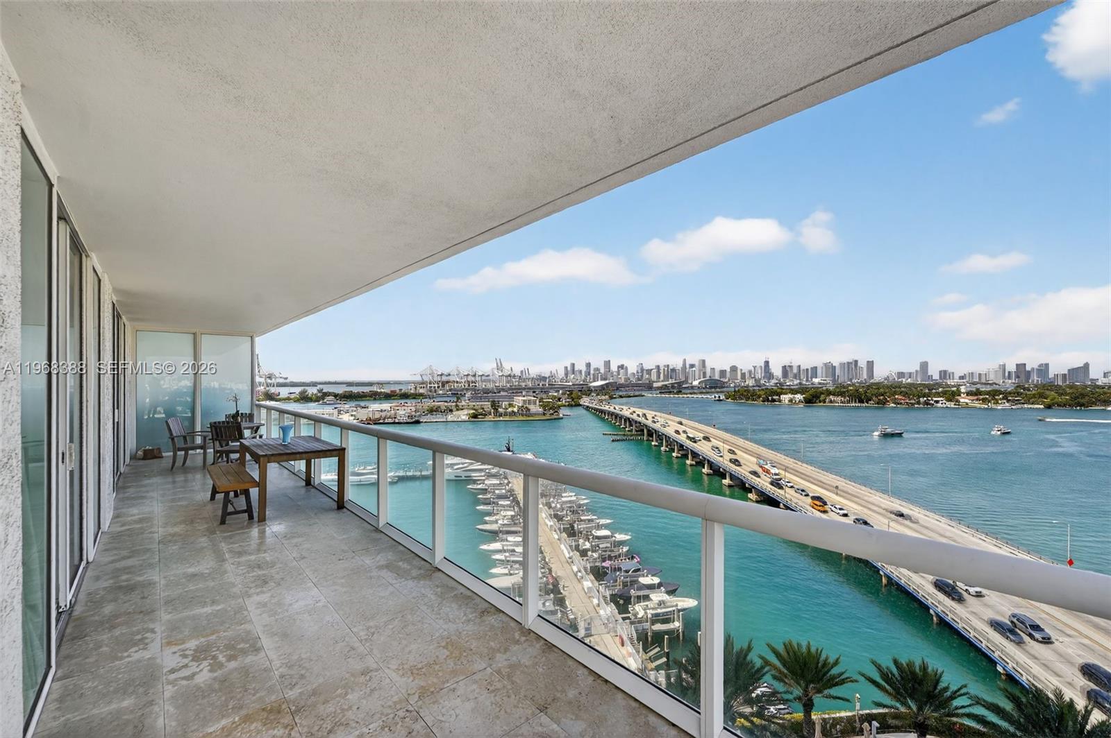 450 Alton Road, Unit 1202 Miami Beach, FL 33139 - Photo 14 of 15 a view of swimming pool with a terrace