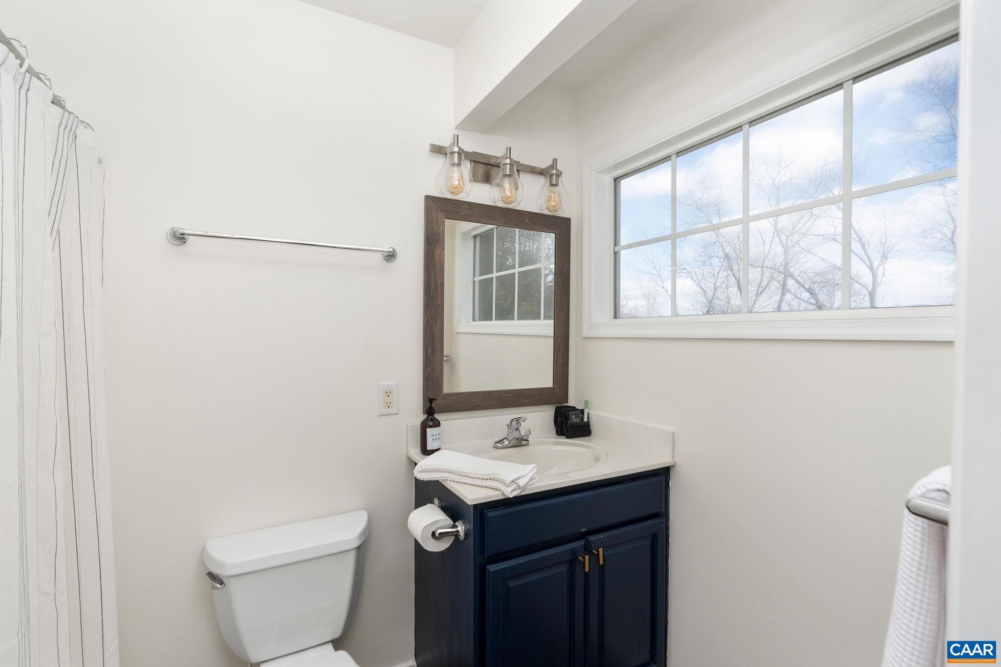 57 Pounding Branch Road Afton, VA 22920 - Photo 19 of 31 a bathroom with a sink a toilet and a window