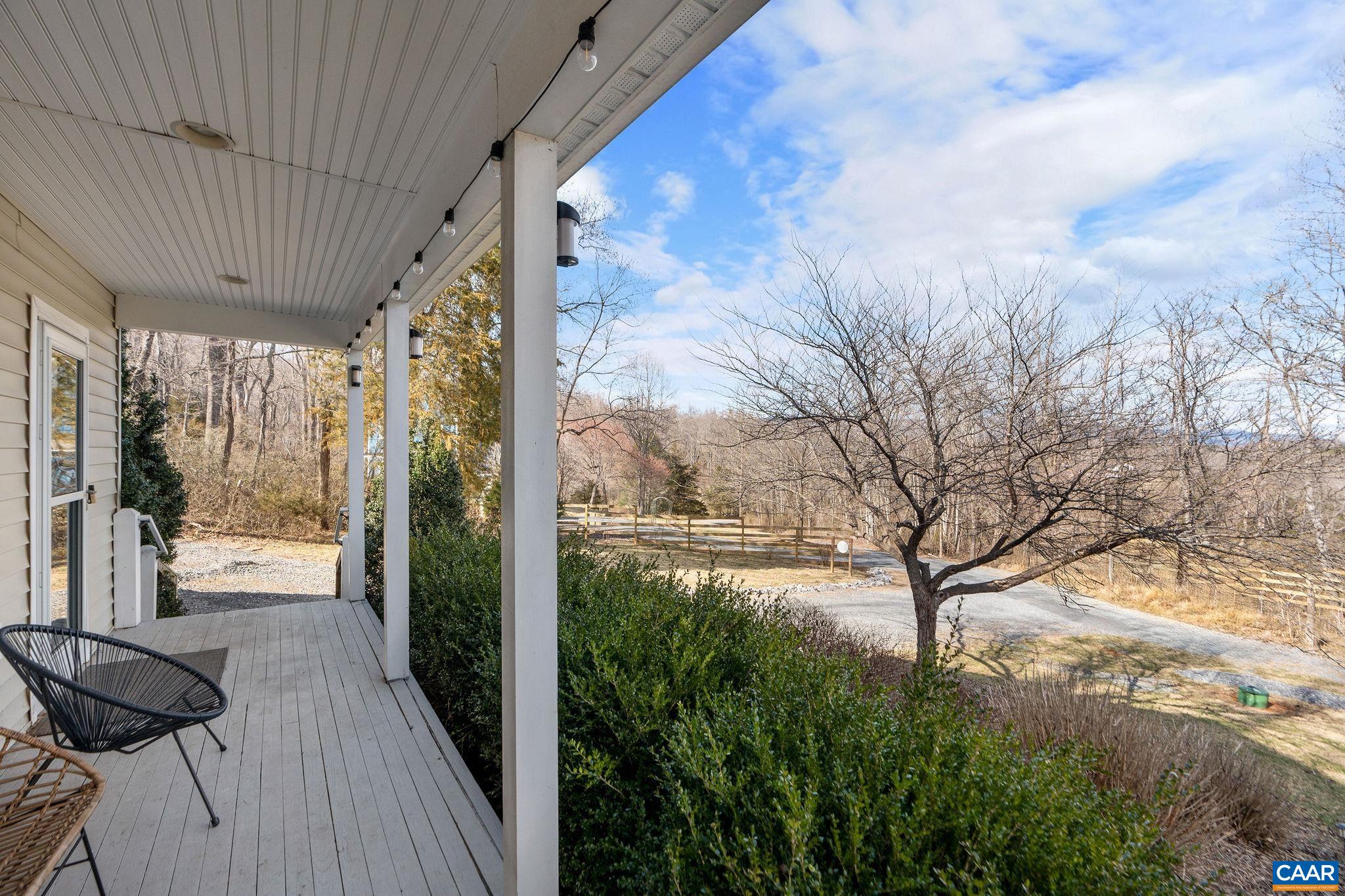 57 Pounding Branch Road Afton, VA 22920 - Photo 30 of 31 a view of balcony with floor to ceiling windows and yard