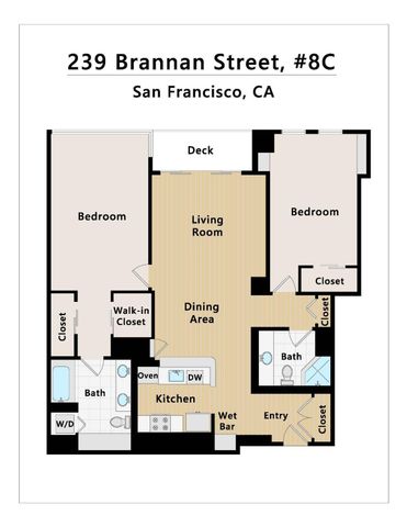 a view of a sign board with buildings in the background