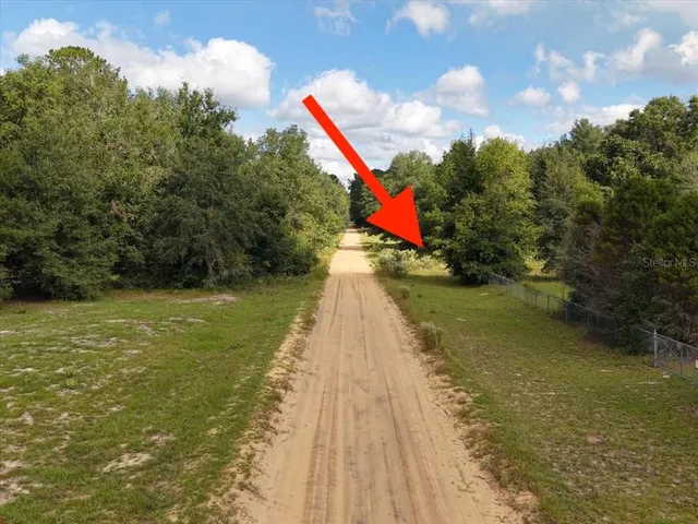 a view of an outdoor space and mountain view
