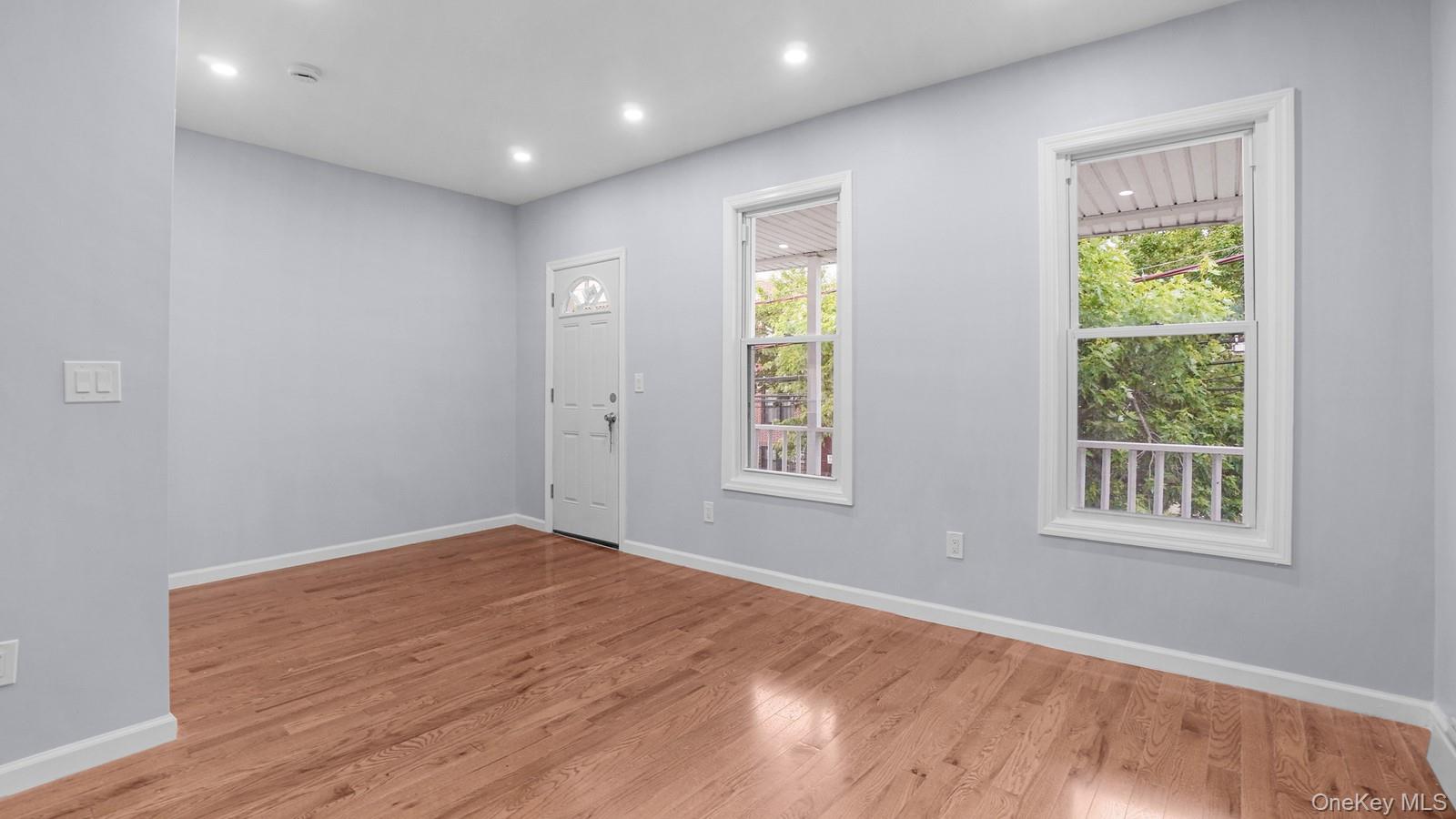 1513 Rosedale Avenue Bronx, NY 10460 - Photo 15 of 29 Entrance foyer featuring healthy amount of natural light, light wood-type flooring, and recessed lighting