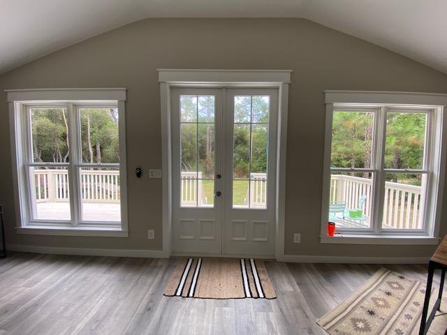 59 Chelsey Lane Santa Rosa Beach, FL 32459 - Photo 27 of 31 a view of an empty room with a window and wooden floor
