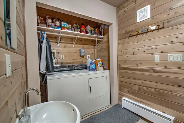 a view of storage and utility room