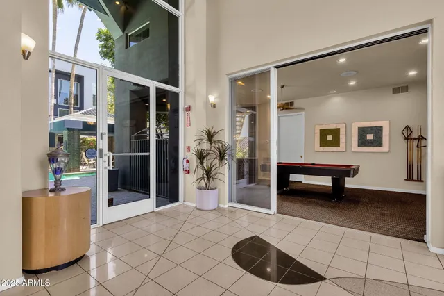 a living room with a couch