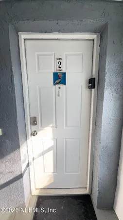 a view of front door