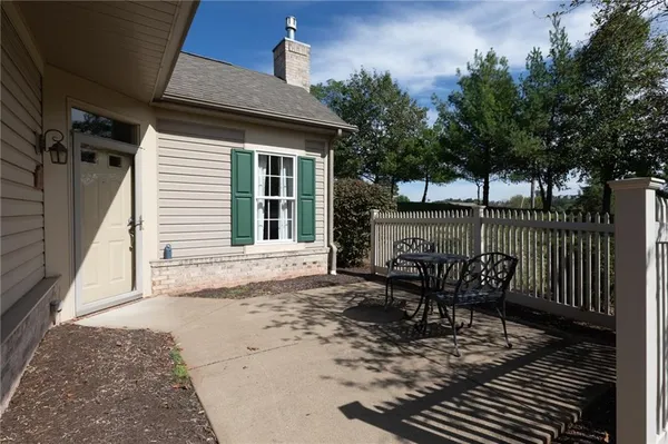 a house with trees in front of it