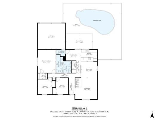 6331 North Jim Miller Road Dallas, TX 75228 - Photo 28 of 28 View of home floor plan