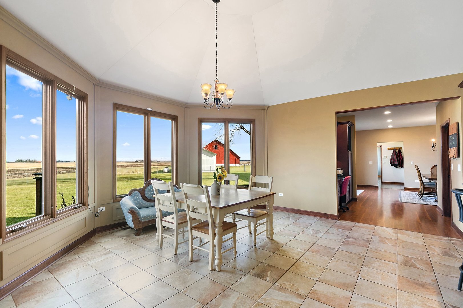 550 Maplewood Road Somonauk, IL 60552 - Photo 11 of 91 a view of a livingroom with furniture window and outside view