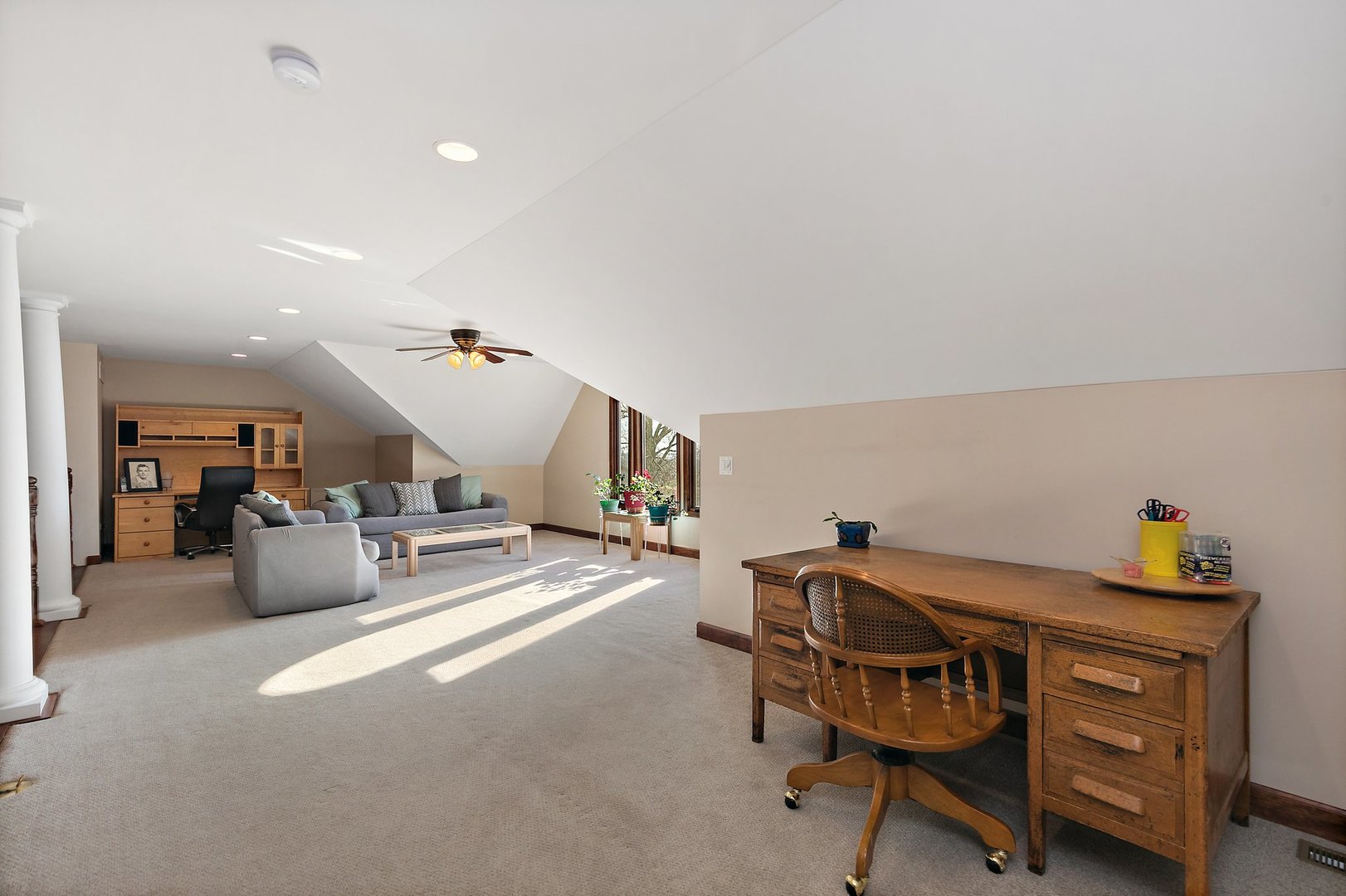 550 Maplewood Road Somonauk, IL 60552 - Photo 22 of 91 a bedroom with furniture and a chandelier