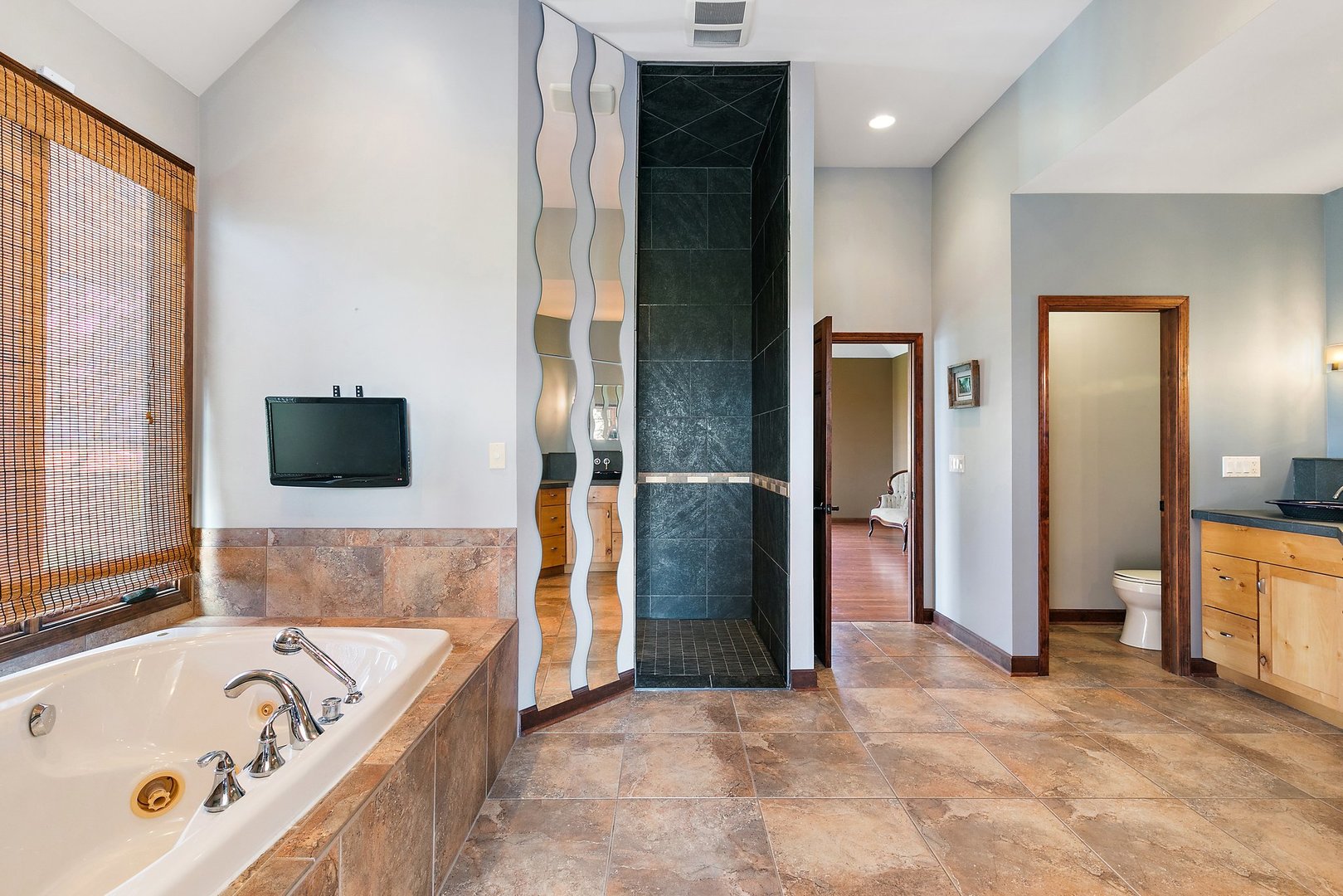 550 Maplewood Road Somonauk, IL 60552 - Photo 28 of 91 a bathroom with a tub a sink and a shower