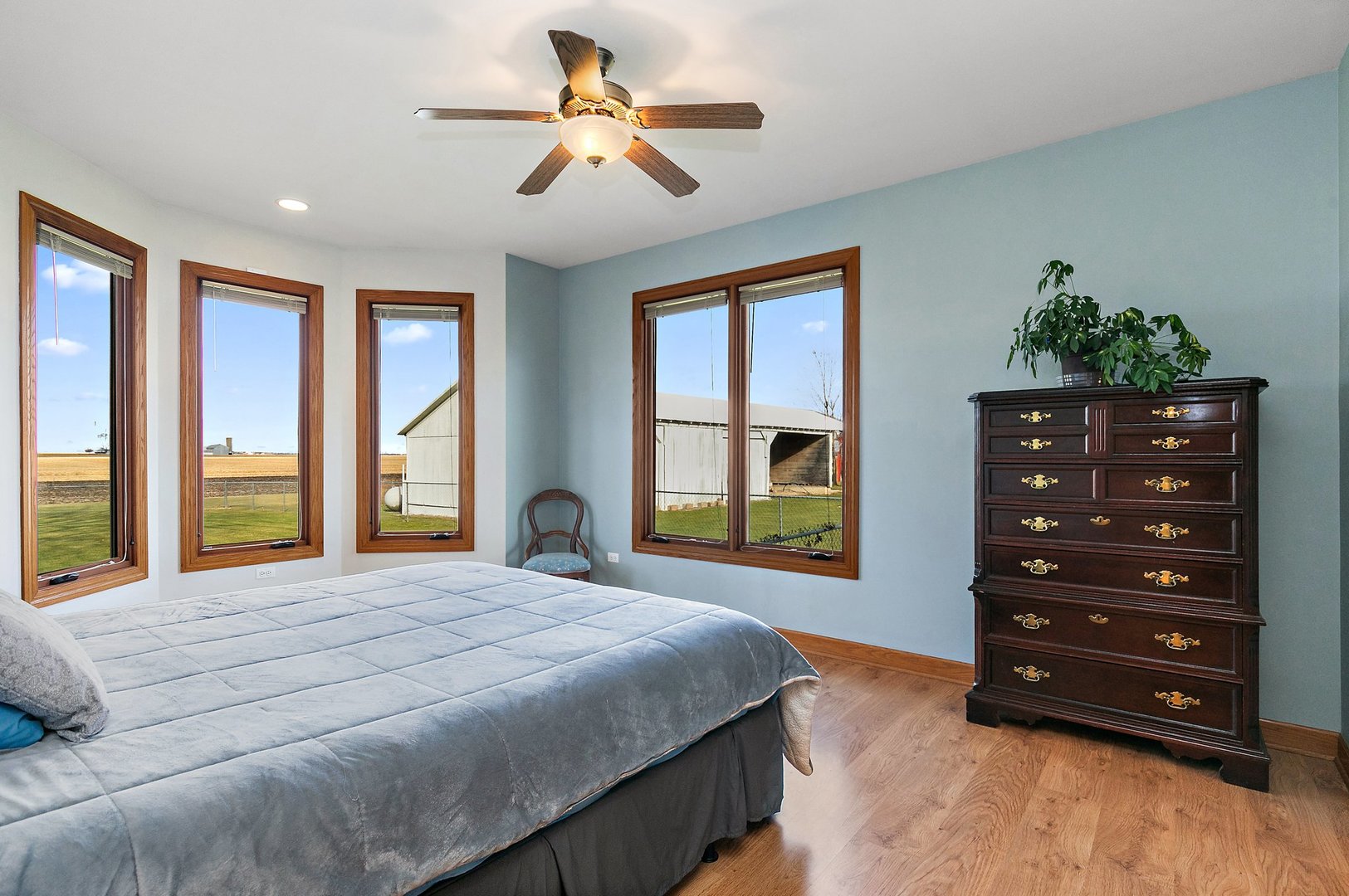550 Maplewood Road Somonauk, IL 60552 - Photo 46 of 91 a bedroom with a bed dresser and a window