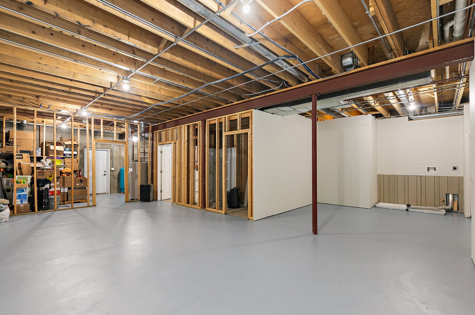 550 Maplewood Road Somonauk, IL 60552 - Photo 54 of 91 a view of a room with wooden walls