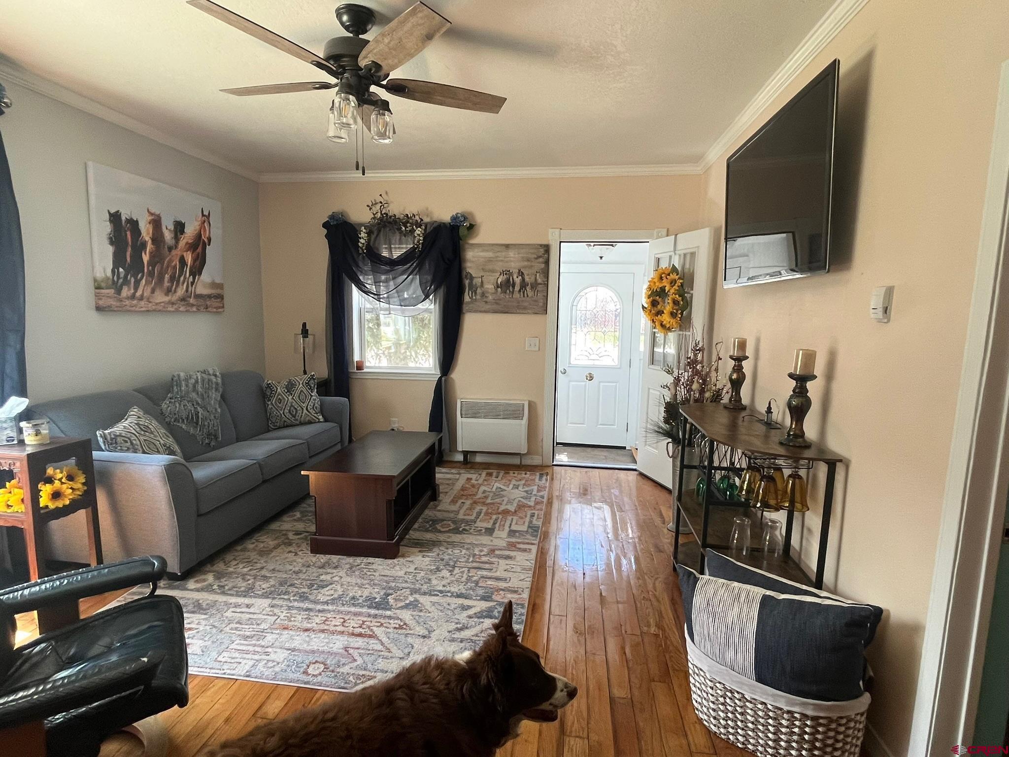 1250 Snowden Street Silverton, CO 81433 - Photo 9 of 34 a living room with furniture and a flat screen tv