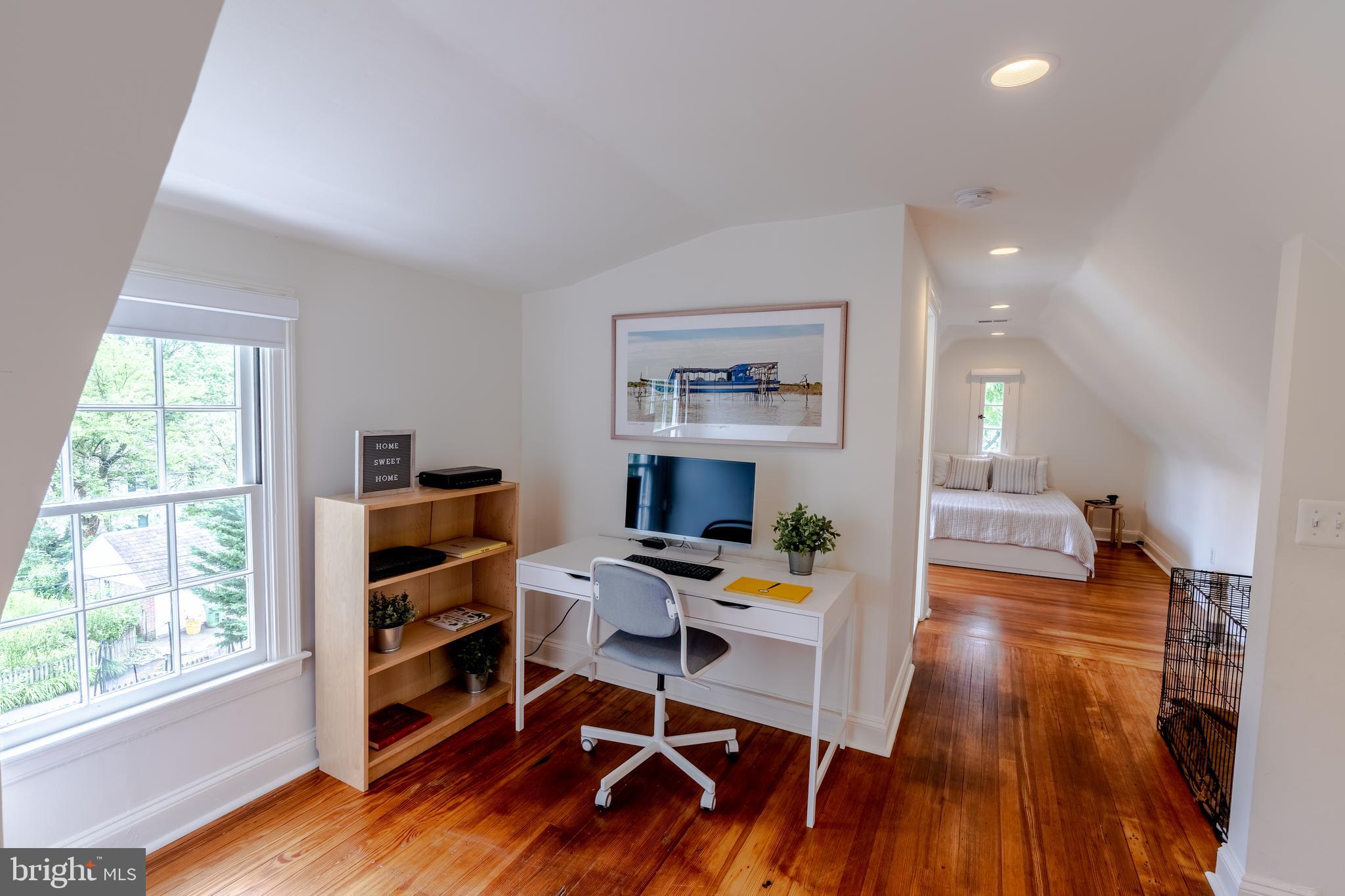 323 Tunbridge Road Baltimore, MD 21212 - Photo 34 of 53 Fourth bedroom w/ newly installed hardwoods