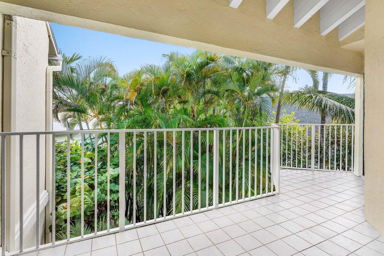 5109 North Ocean Boulevard, Unit H Ocean Ridge, FL 33435 - Photo 23 of 45 a balcony with street view