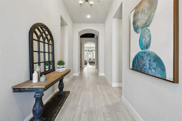 a view of livingroom with furniture and wooden floor