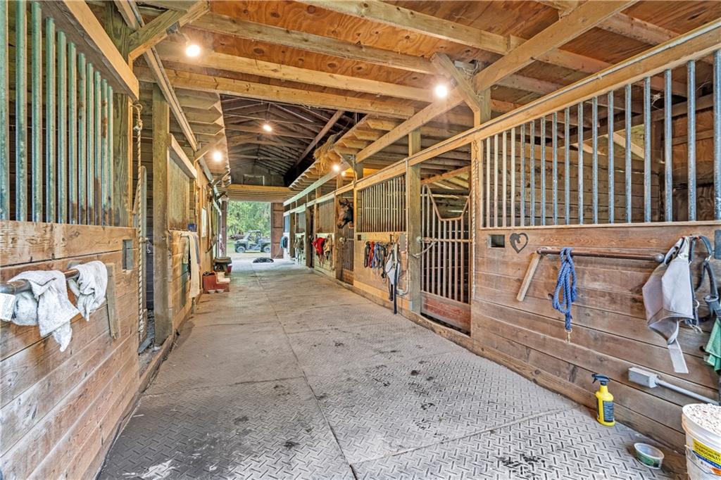 952 Bush Road New Alexandria, PA 15670 - Photo 37 of 50 Barn contains 8 Stalls with plenty of storage above as well.