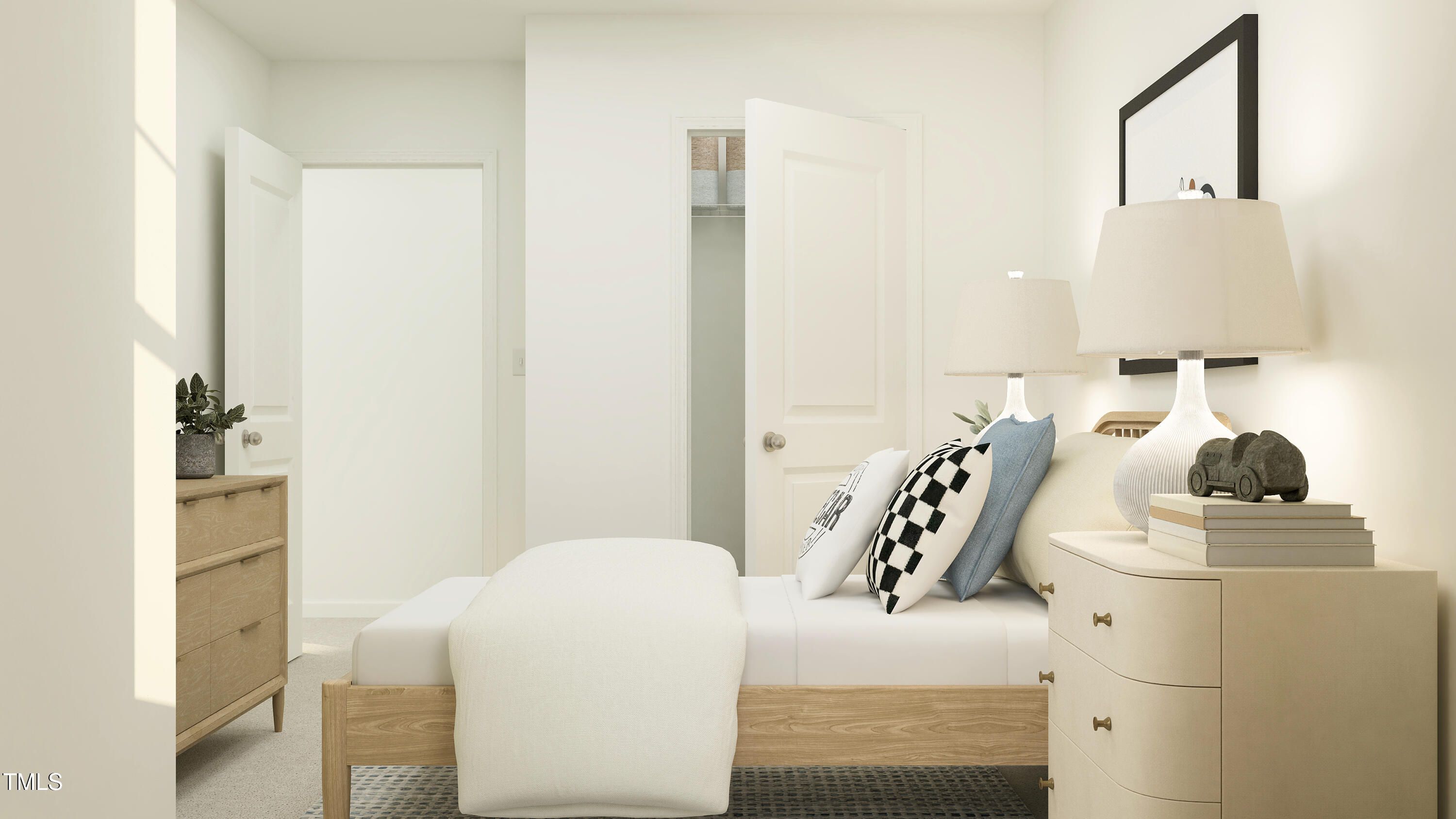 35 Digging Time Avenue Princeton, NC 27569 - Photo 12 of 26 a bedroom with furniture and a mirror