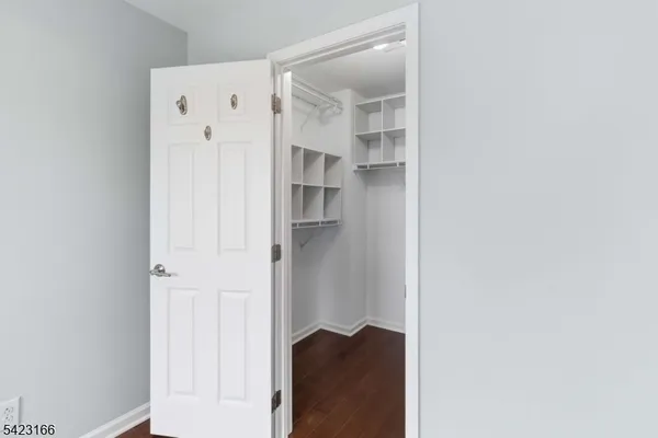 a view of closet with rug