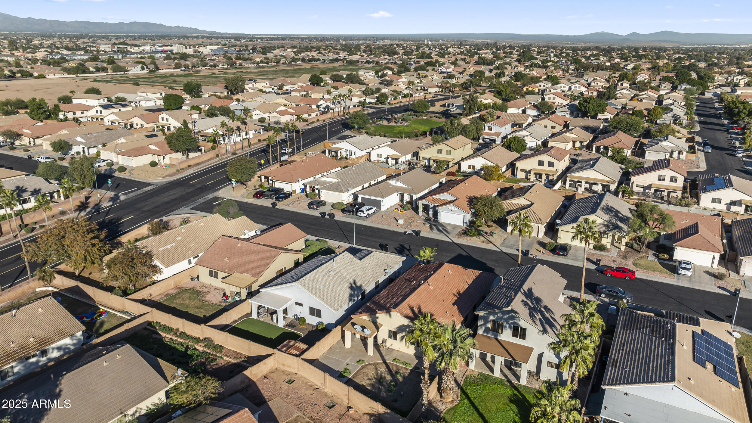 11185 West Coronado Road Avondale, AZ 85392 - Photo 43 of 46 an aerial view of a residential houses with city view