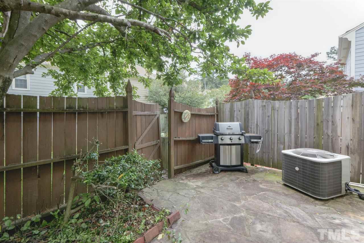 5620 Split Oak Way Raleigh, NC 27609 - Photo 23 of 24 Fenced in Area in Rear of Townhome