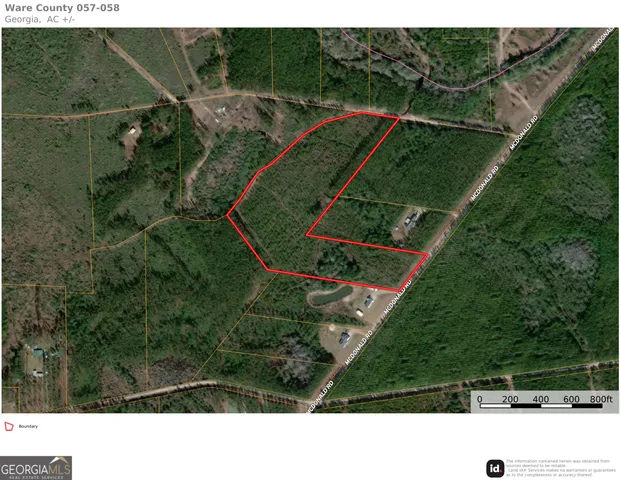$98,000 | 15.56-acres North Mcdonald Road, Waycross, GA 31503