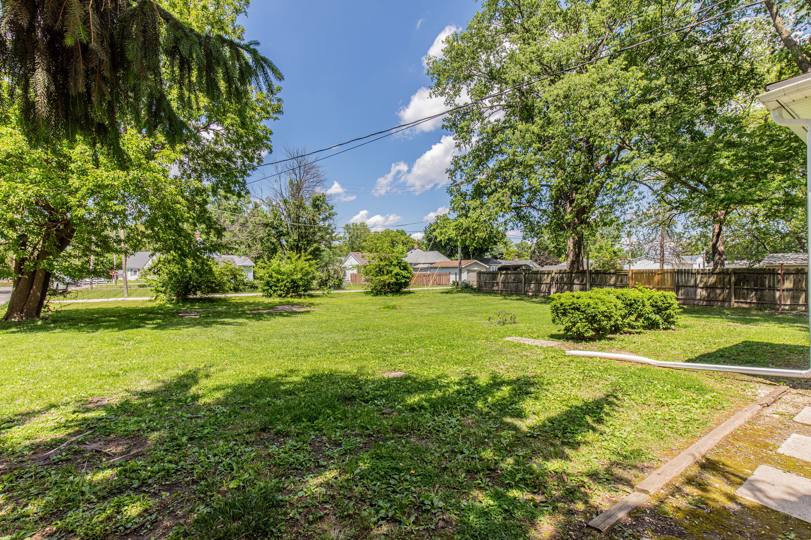 324 Sumner Street Streator, IL 61364 - Photo 6 of 18 a view of backyard with swimming pool