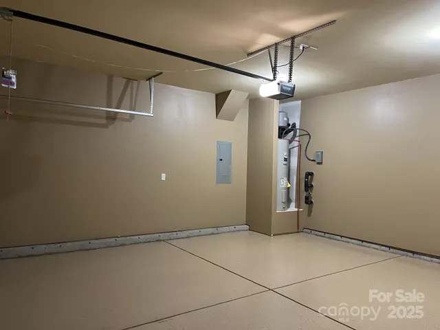 a view of a room with an empty space