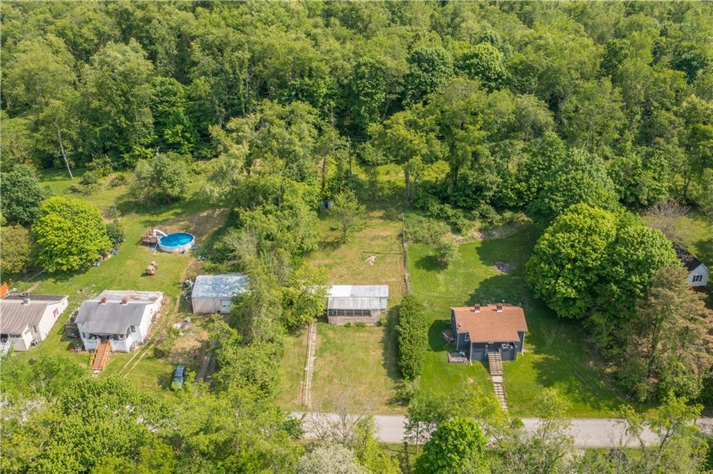 114 Ontario Road Scenery Hill, PA 15360 - Photo 12 of 18 an aerial view of residential house with outdoor space and trees all around