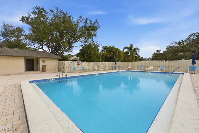 a view of outdoor space with seating area