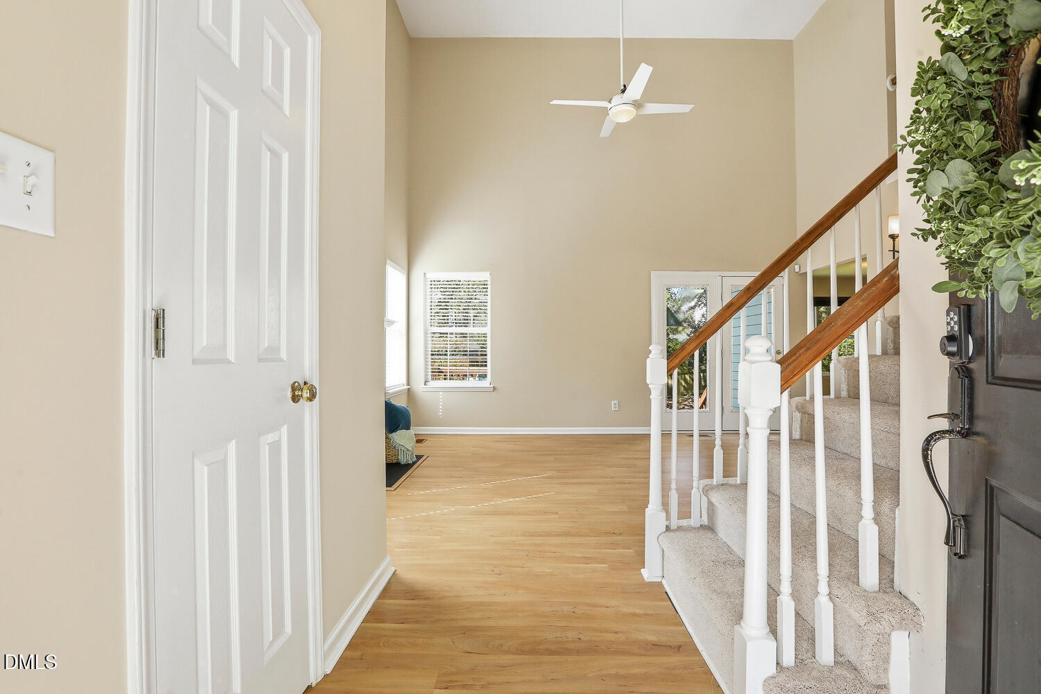 1220 Stoneferry Lane Raleigh, NC 27606 - Photo 4 of 40 a view of a hallway with windows