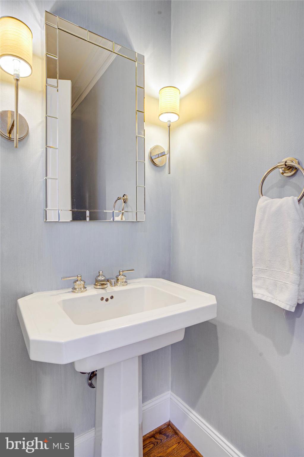 6603 Pyle Road Bethesda, MD 20817 - Photo 38 of 91 a bathroom with a sink and a mirror