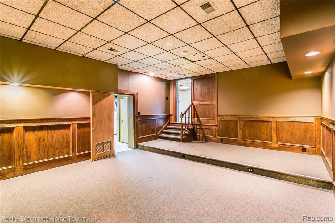 1130 Burnham Road Bloomfield Hills, MI 48304 - Photo 48 of 56 Theatre room has space for a party!