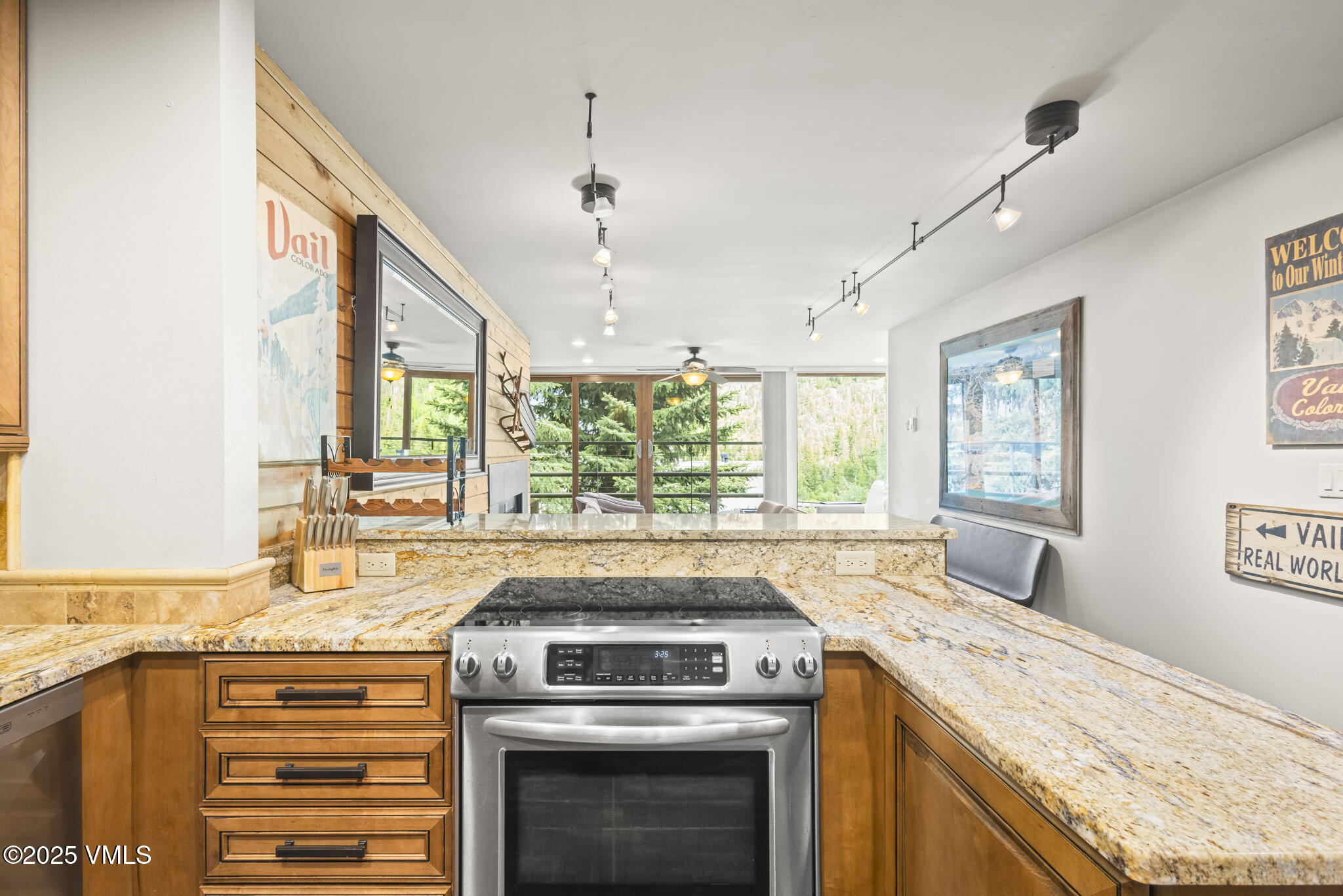 1100 North Frontage Road West, Unit 2504 Vail, CO 81657 - Photo 7 of 35 a kitchen with a stove and a sink