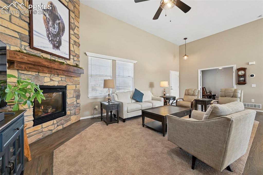 7216 Sylamore Way Peyton, CO 80831 - Photo 2 of 30 Bright open, vaulted ceilings