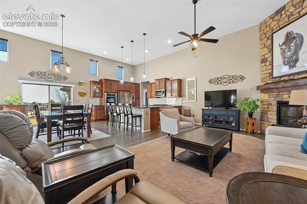 7216 Sylamore Way Peyton, CO 80831 - Photo 5 of 30 Great room concept with lots of light.