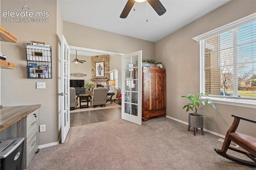 7216 Sylamore Way Peyton, CO 80831 - Photo 9 of 30 Great office space with built in desk.