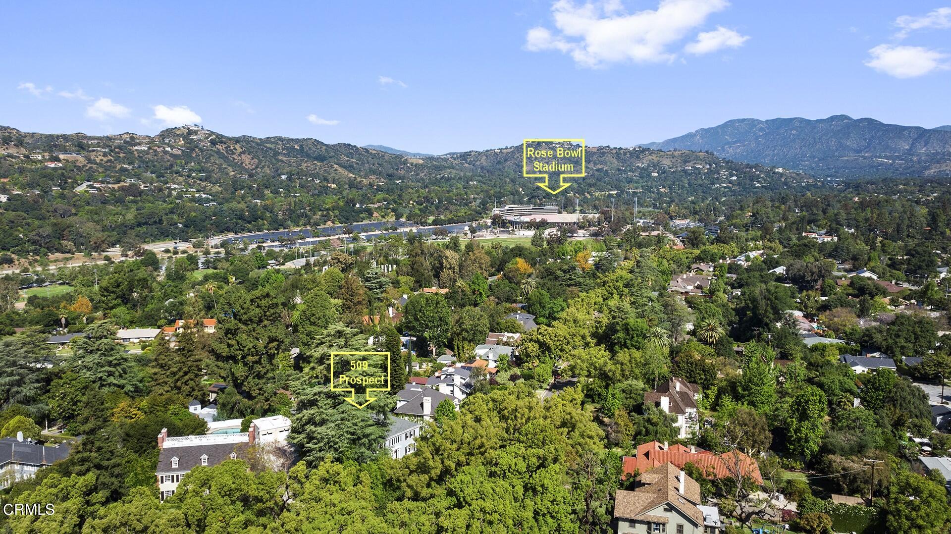 509 Prospect Boulevard Pasadena, CA 91103 - Photo 67 of 68 a view of a city with lush green forest