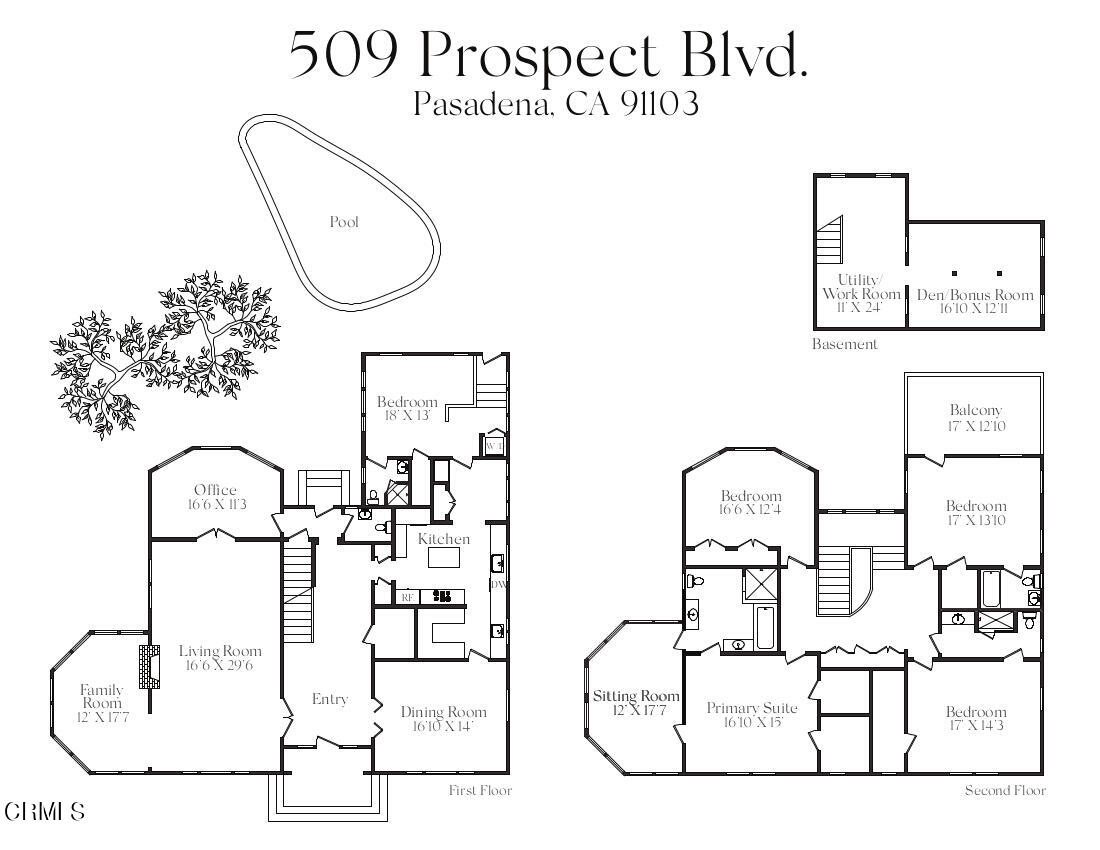 509 Prospect Boulevard Pasadena, CA 91103 - Photo 68 of 68 Floorplan by IkeB FINAL 04.11.22
