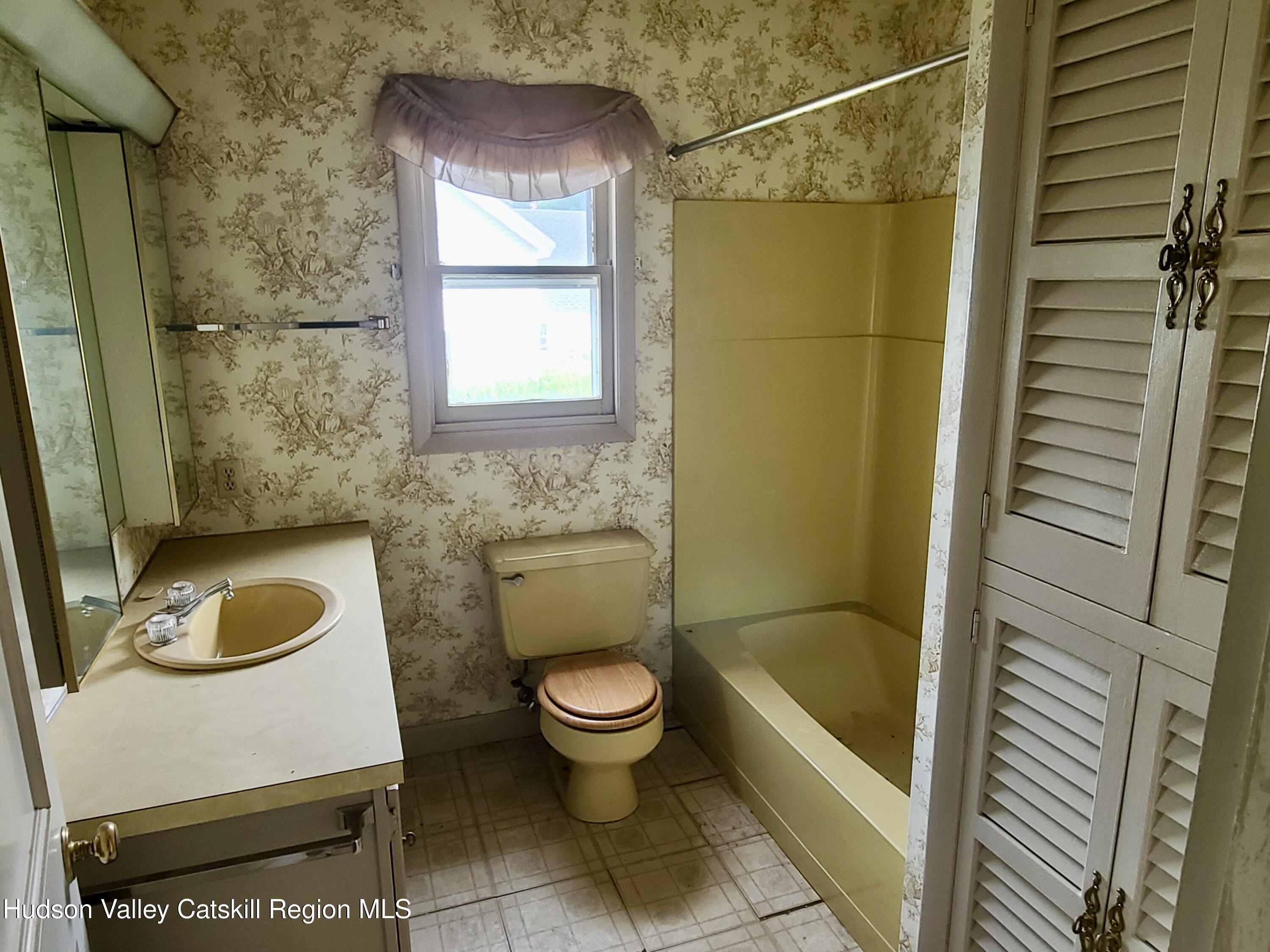 53200 Highway 30 Roxbury, NY 12421 - Photo 19 of 44 a bathroom with a sink a toilet and shower