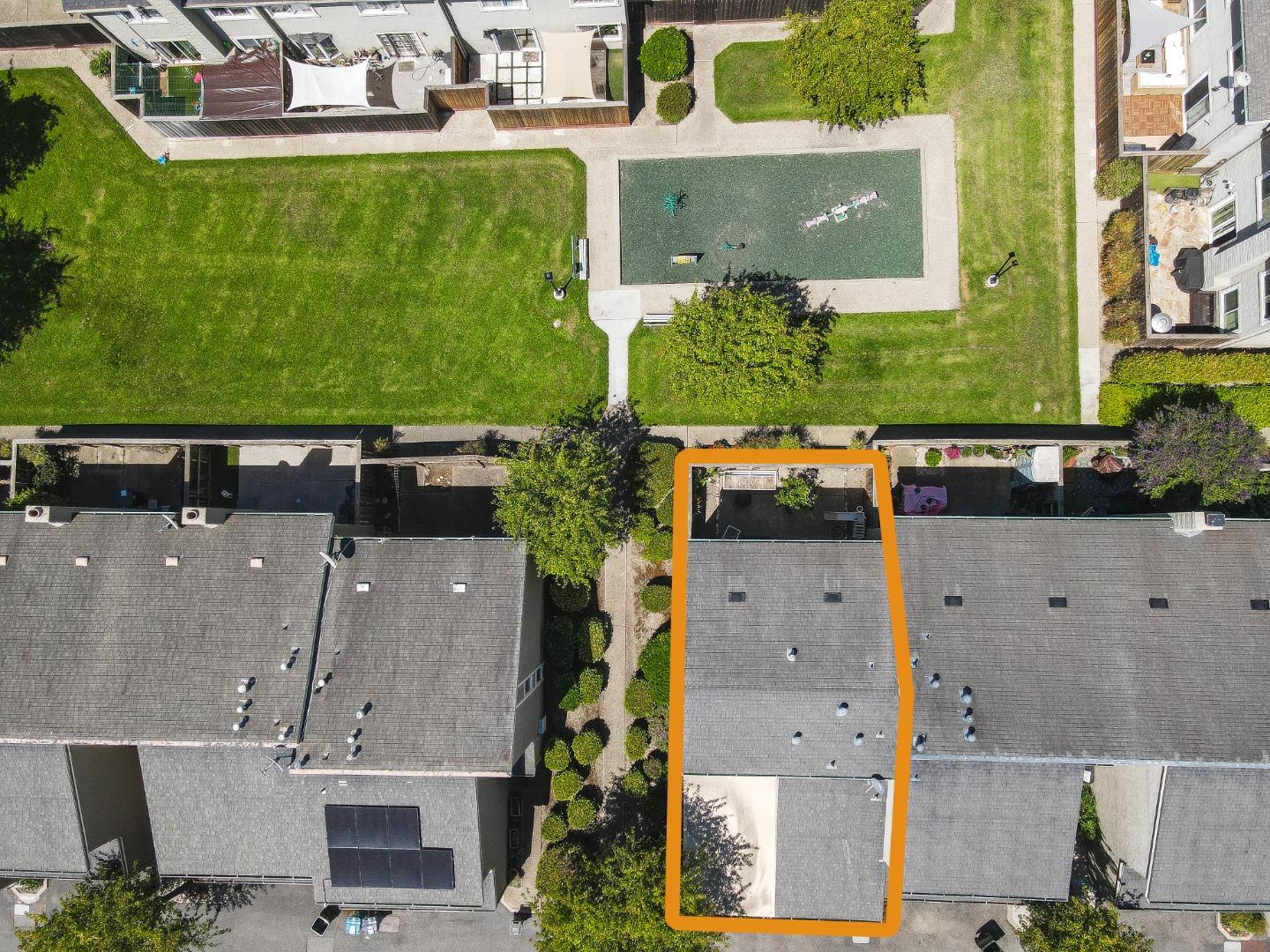 1310 Primavera Street, Unit 109 Salinas, CA 93901 - Photo 29 of 37 an aerial view of a house with a yard basket ball court and outdoor seating