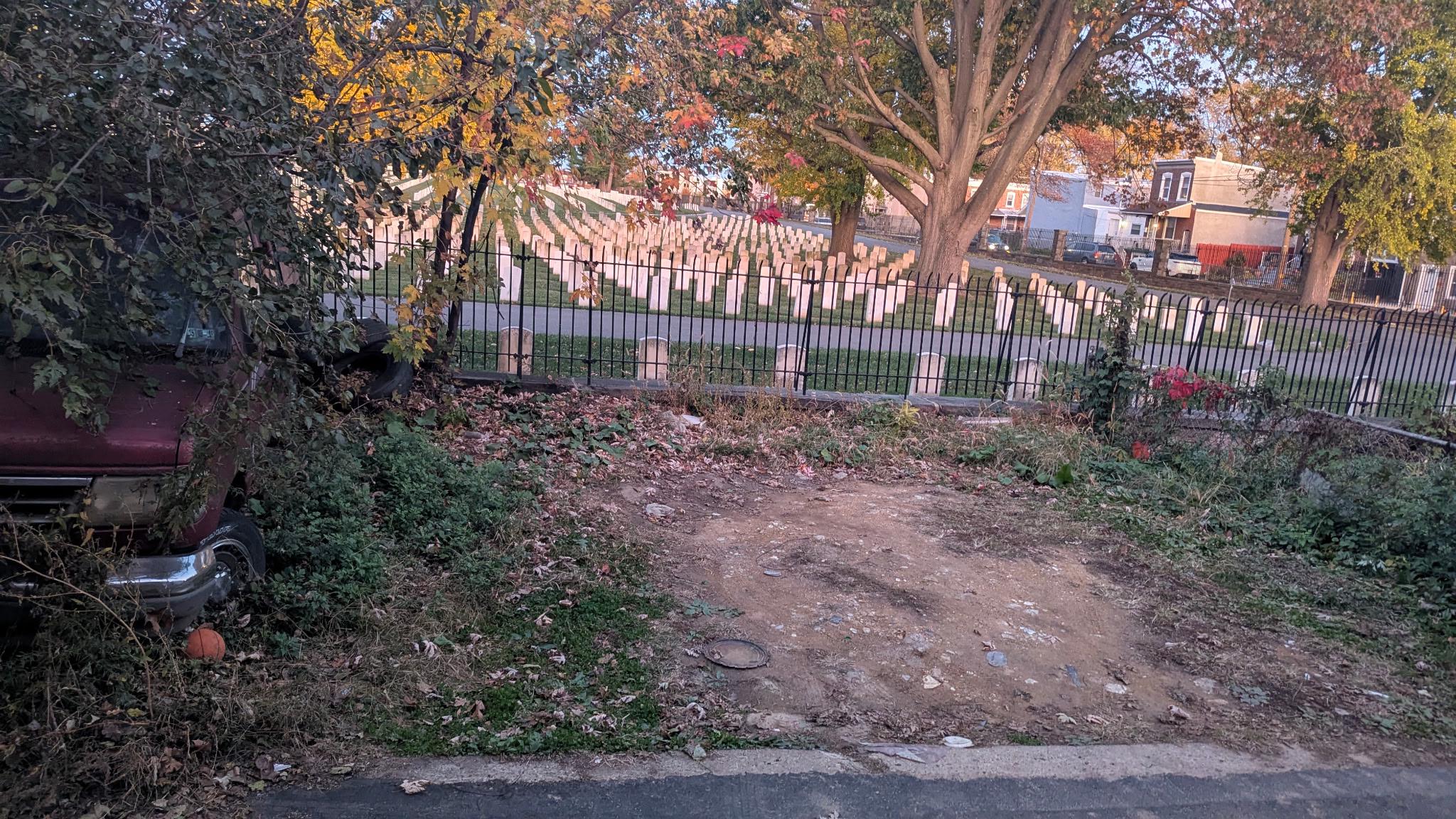 6913 Rodney Street Philadelphia, PA 19138 - Photo 16 of 17 a backyard of a house with lots of green space
